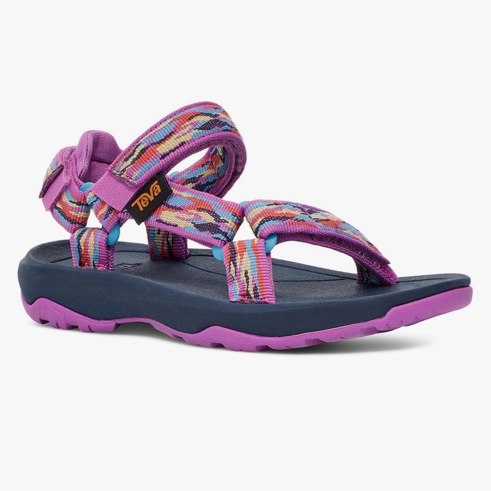 Teva Colorful Strappy Sandals with Purple and Blue